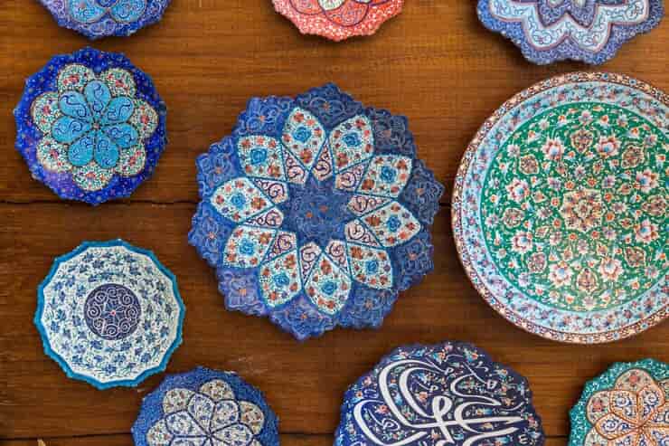 خرید بشقاب میناکاری